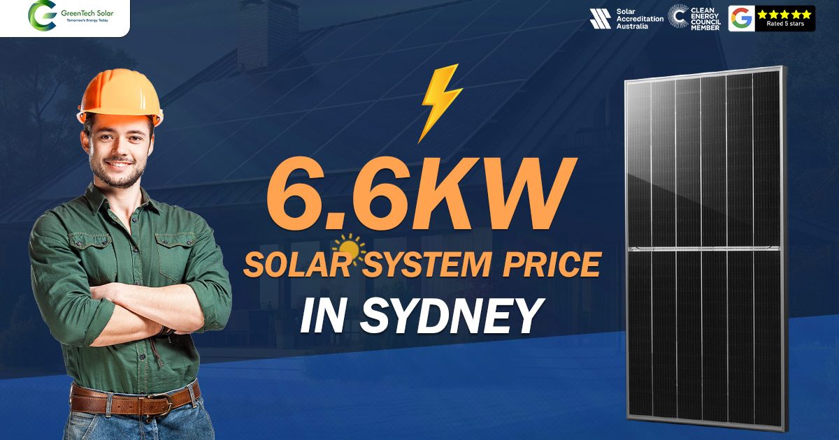 6.6kW Solar System Price in Sydney
